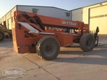 Used Telehandler,Side of used Telehandler,Used Telehandler under sun,Used Sky Trak in yard